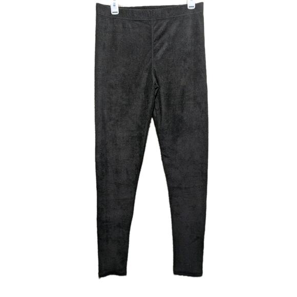 Climate Right Ladies M Black Fleece Pull-on Fleece Pants NWT - Picture 1 of 6